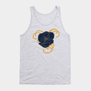 Blue rose Tank Top